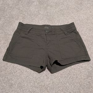 Prana olive green shorts